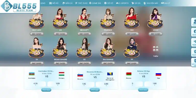 BL555 - sân chơi hot nhất 2025